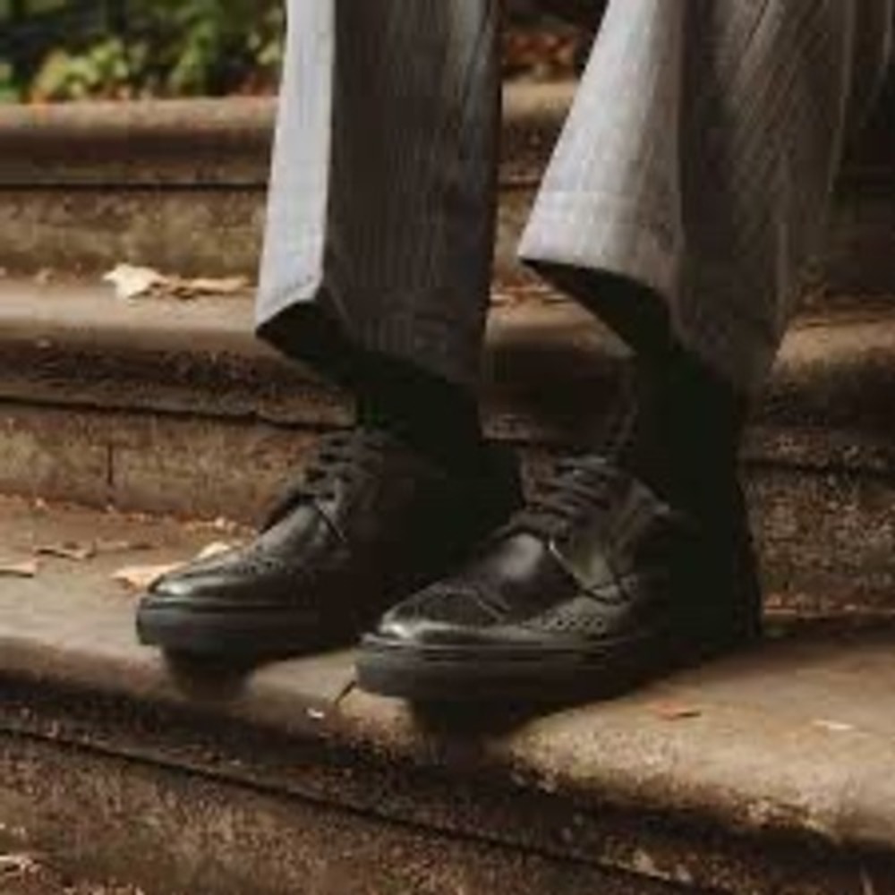 Tod's Mens Trainers Black Leather Brogue Oxford Sneakers US 7.5